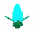 Poseidon Plant in Grow a Garden – Mythical crop with glowing blue core and spiral green leaves