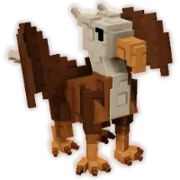 Griffin pet in Grow a Garden, majestic lion-eagle hybrid creature with divine aura and wind-controlling abilities