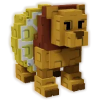 Lemon Lion pet in Grow a Garden, mythical rarity event pet with Brain-Roar and Citrus Roar abilities